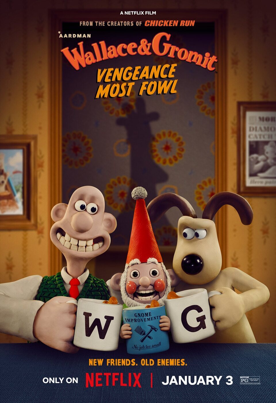 Poster of Wallace & Gromit: Vengeance Most Fowl - Póster Reino Unido
