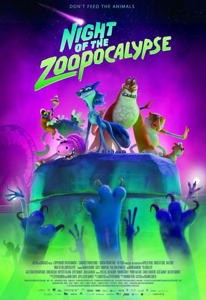 Poster of Night of the Zoopocalypse - Cartel inglés 2