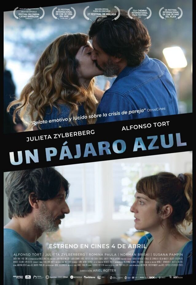 Poster of A Blue Bird - 'Un pájaro azul'
