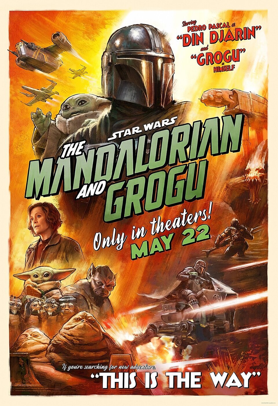 Poster of The Mandalorian and Grogu - Estados Unidos