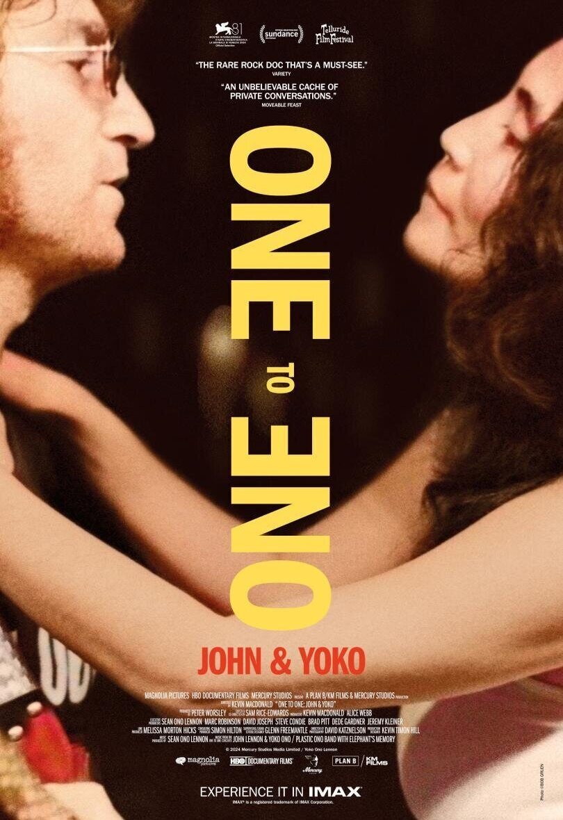 Poster of One to One: John & Yoko - Cartel EEUU