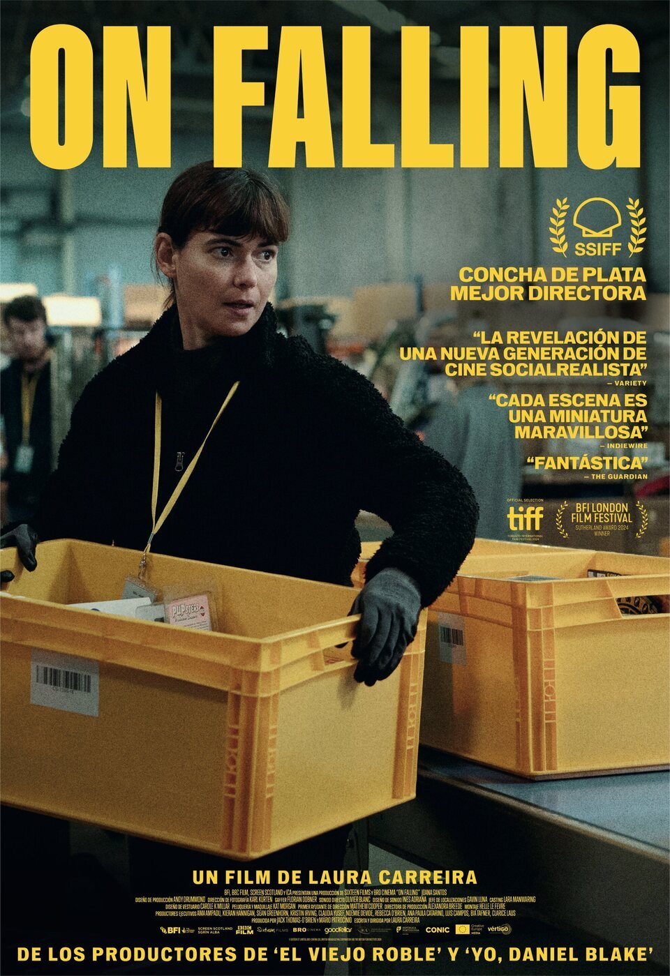 Poster of On Falling - España