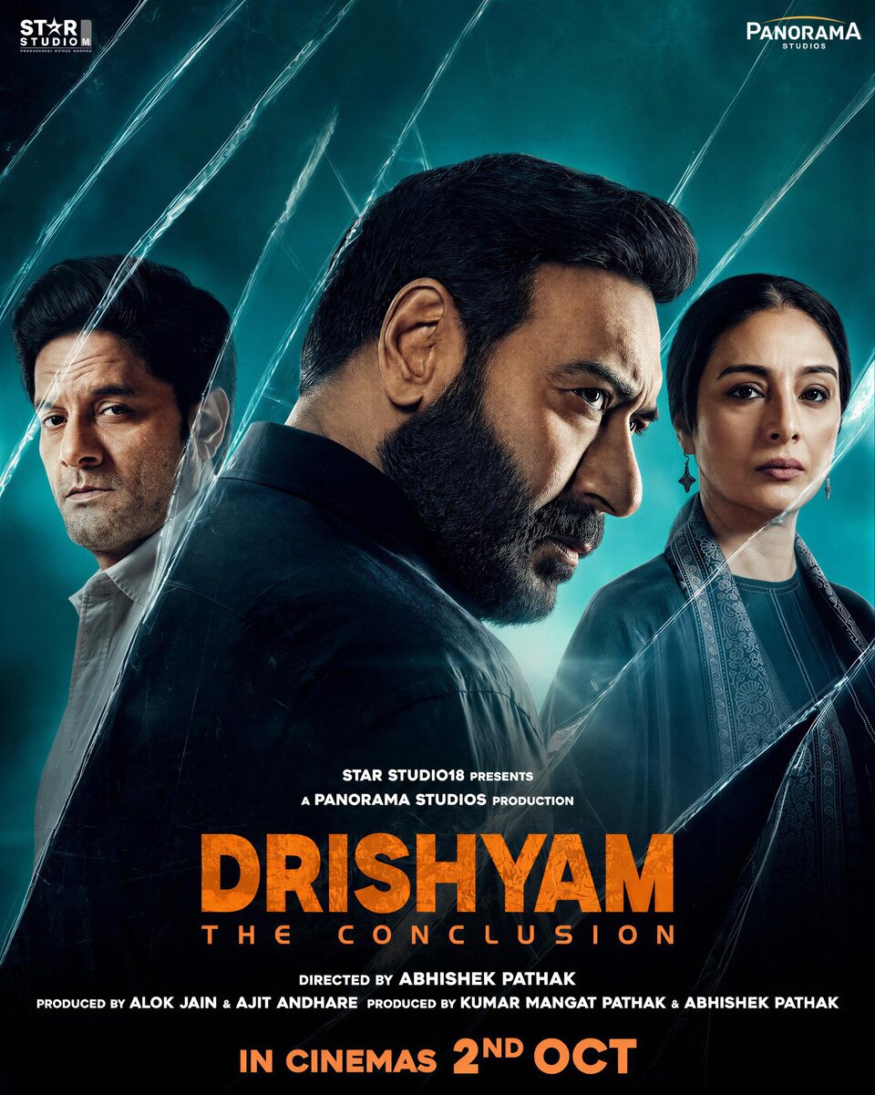 Poster of Drishyam: The Conclusion - Estados Unidos