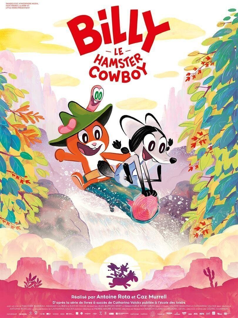 Poster of Billy the Cowboy Hamster - Cartel original