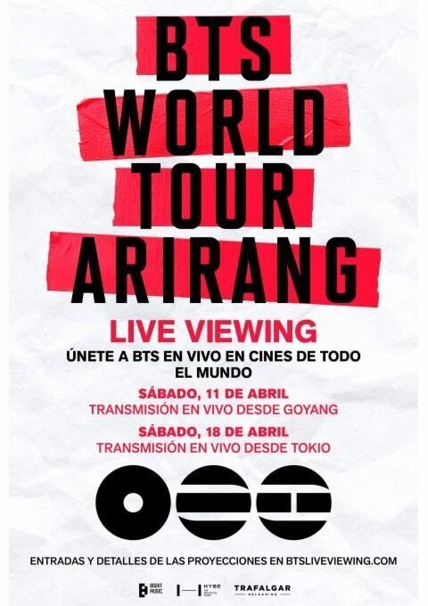 Poster of BTS World Tour 'Arirang' in Goyang: Live Viewing - Cartel Oficial
