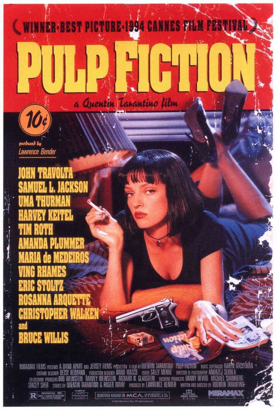 Poster of Pulp Fiction - Estados Unidos