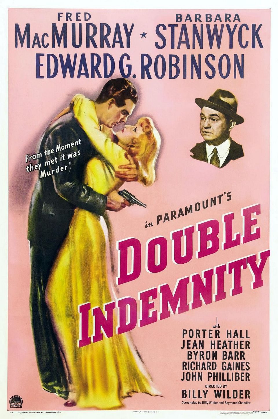 Poster of Double Indemnity - Estados Unidos