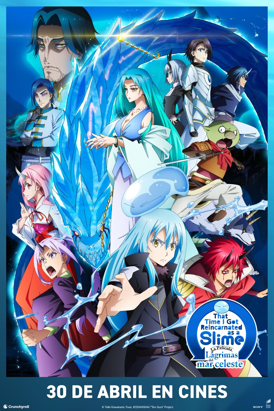 Poster of That Time I Got Reincarnated as a Slime the Movie: Tears of the Azure Sea - España
