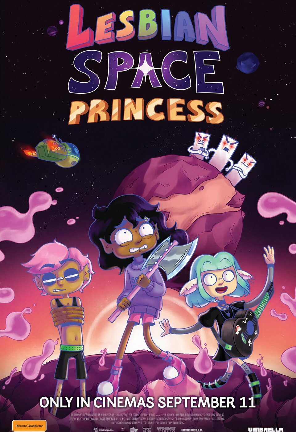 Poster of Lesbian Space Princess - España