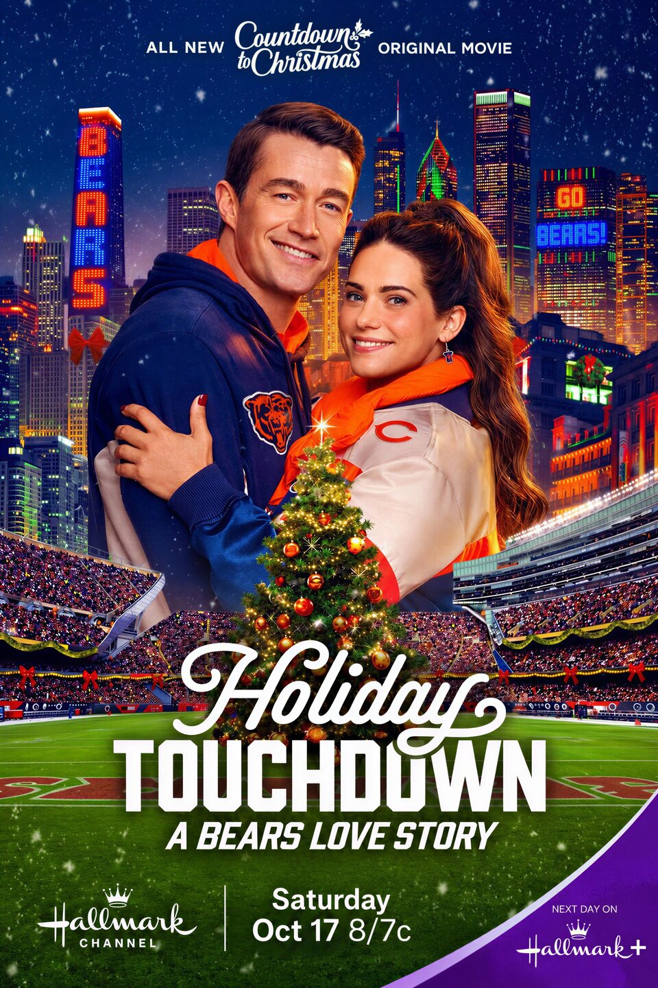 Poster of Holiday Touchdown: A Bears Love Story - Estados Unidos