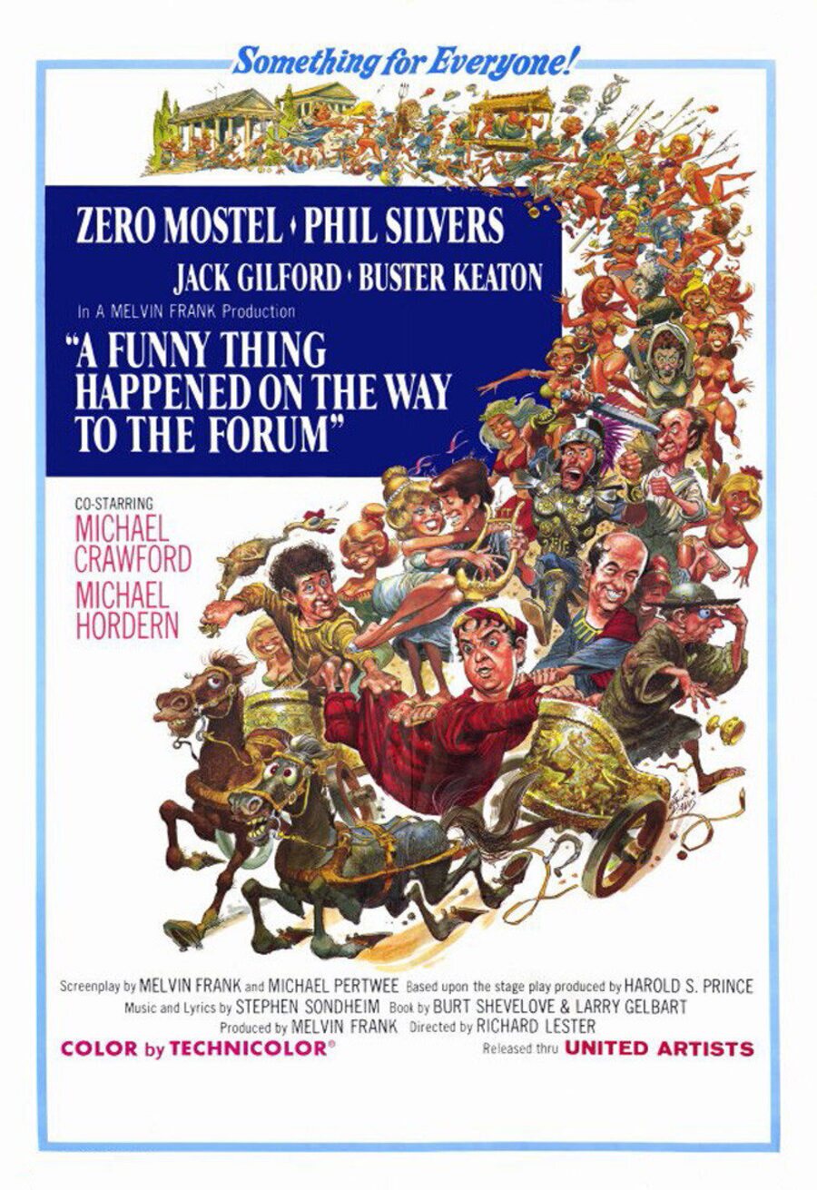 Poster of A Funny Thing Happened on the Way to the Forum - Reino Unido