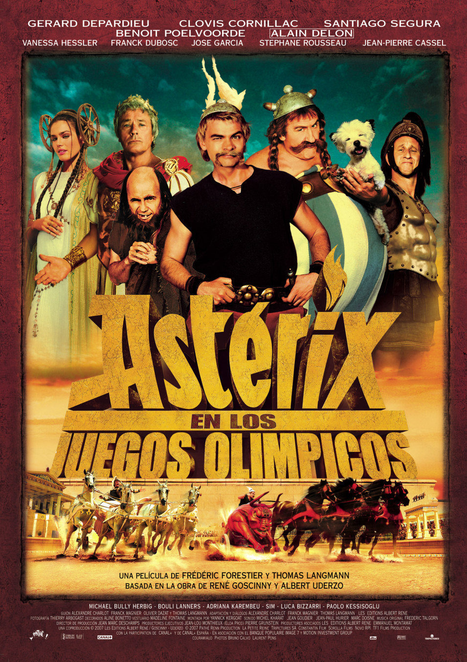 Poster of Asterix at the Olympic Games - España