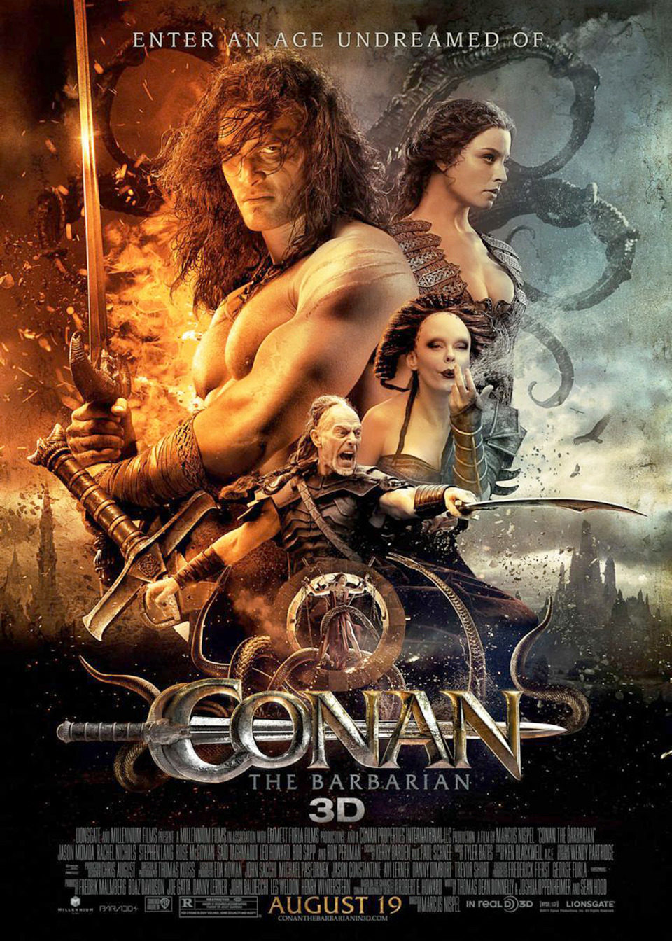 Poster of Conan the Barbarian - EEUU