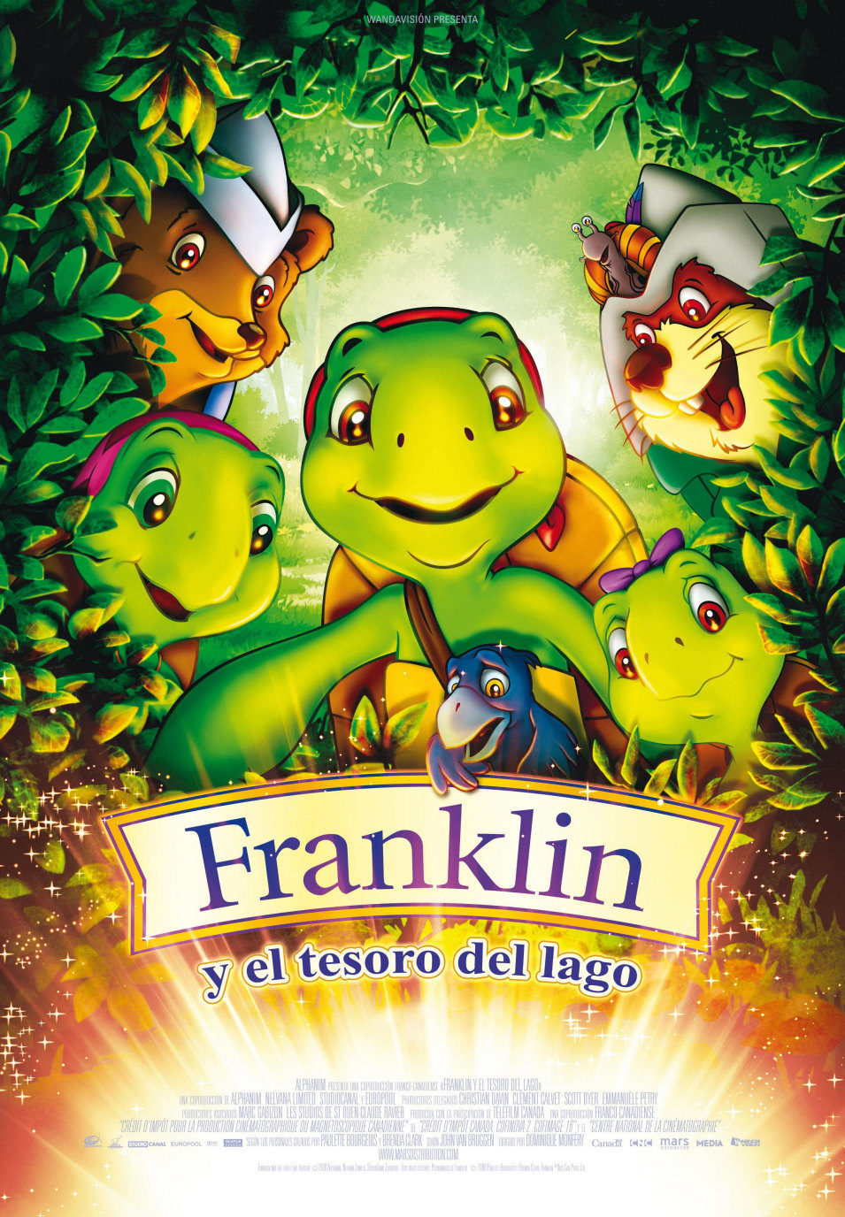 Poster of Franklin and the Turtle Lake Treasure - España
