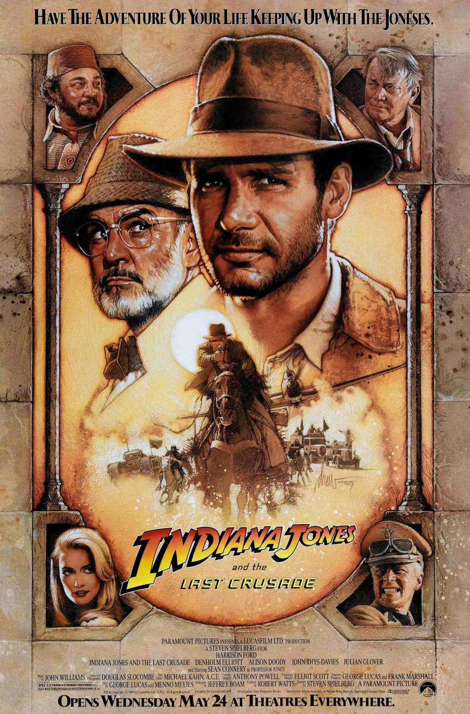 Poster of Indiana Jones and the Last Crusade - Estados Unidos