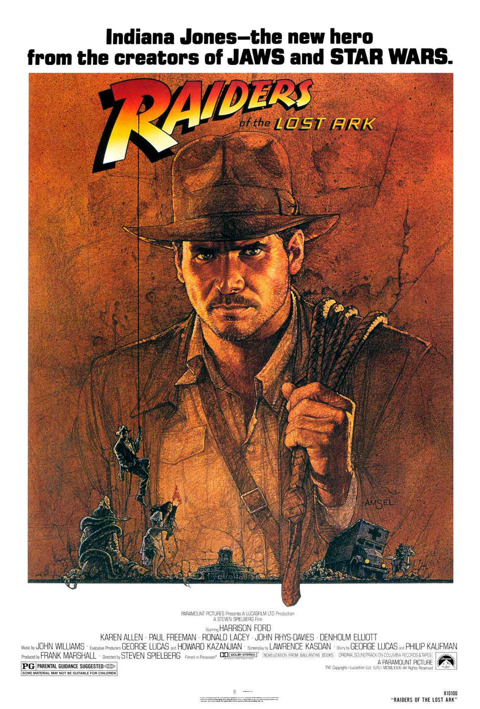 Poster of Raiders of the Lost Ark - Estados Unidos