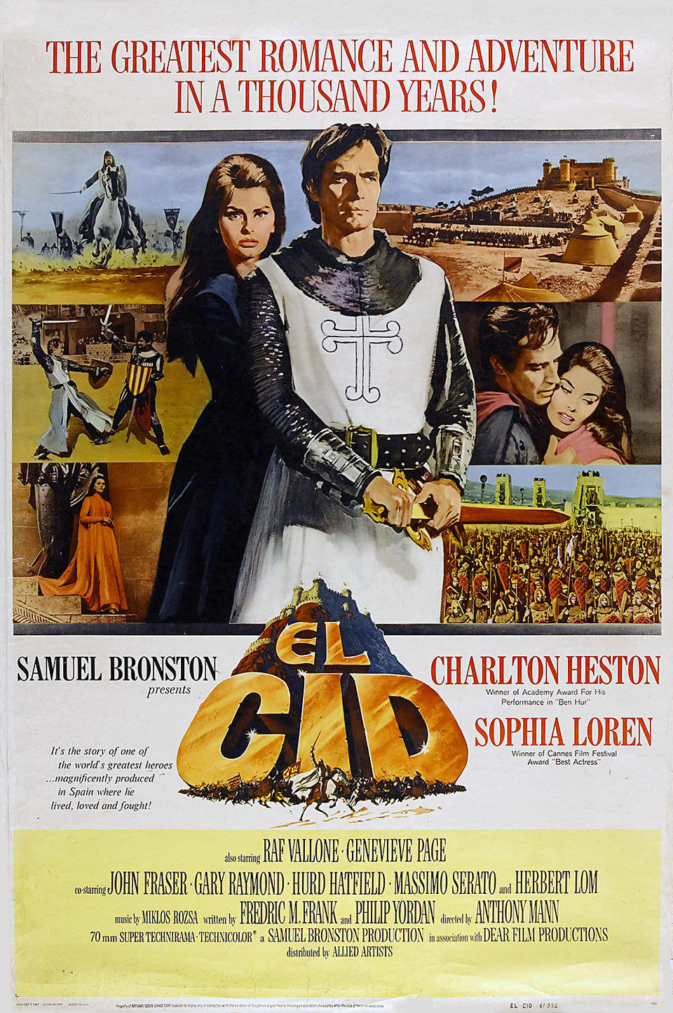 Poster of El Cid - Estados Unidos