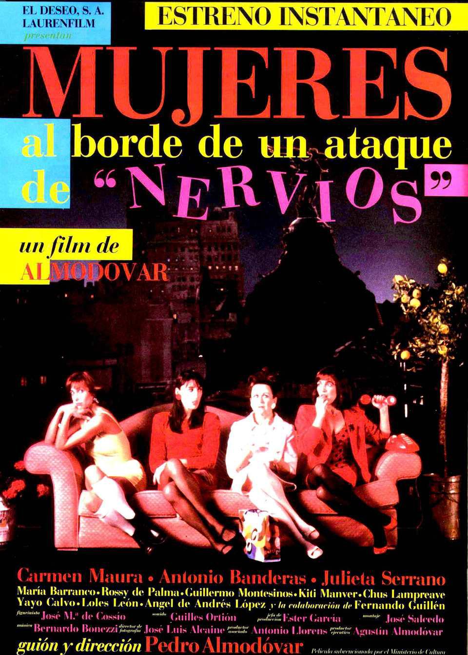 Poster of Women on the Verge of a Nervous Breakdown - España