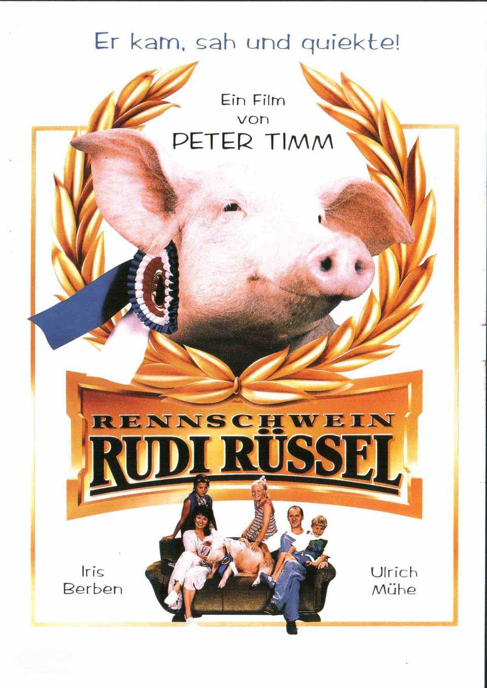 Свинья 1995. Руди – гончий поросенок / Rennschwein Rudi Ruessel.