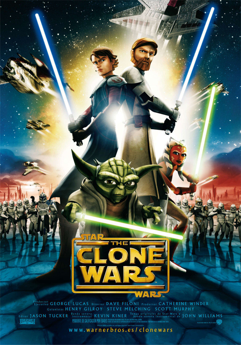 Poster of Star Wars: The Clone Wars - España