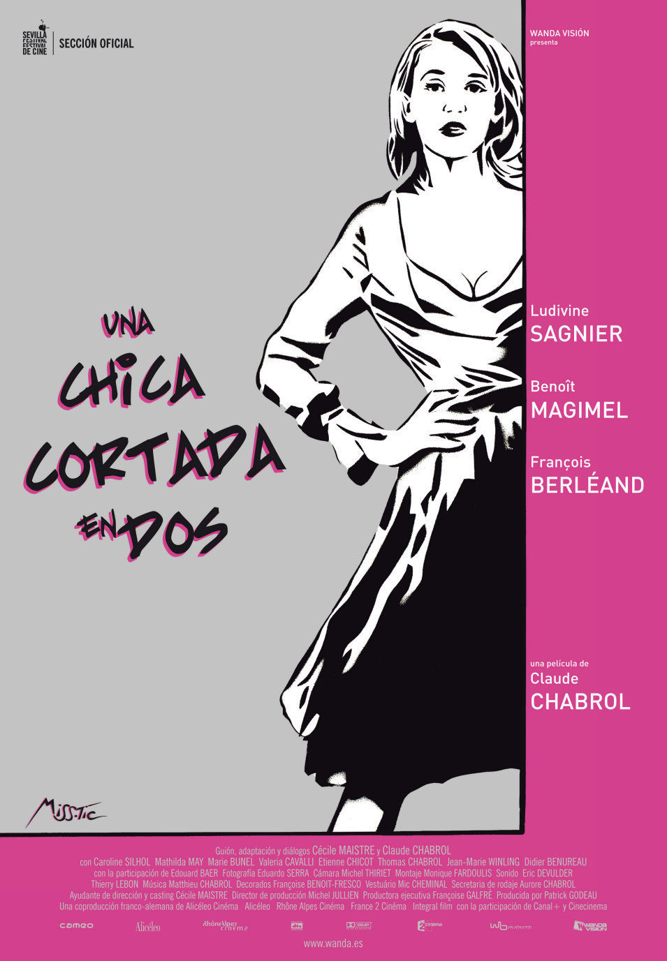 Poster of The Girl Cut in Two - España