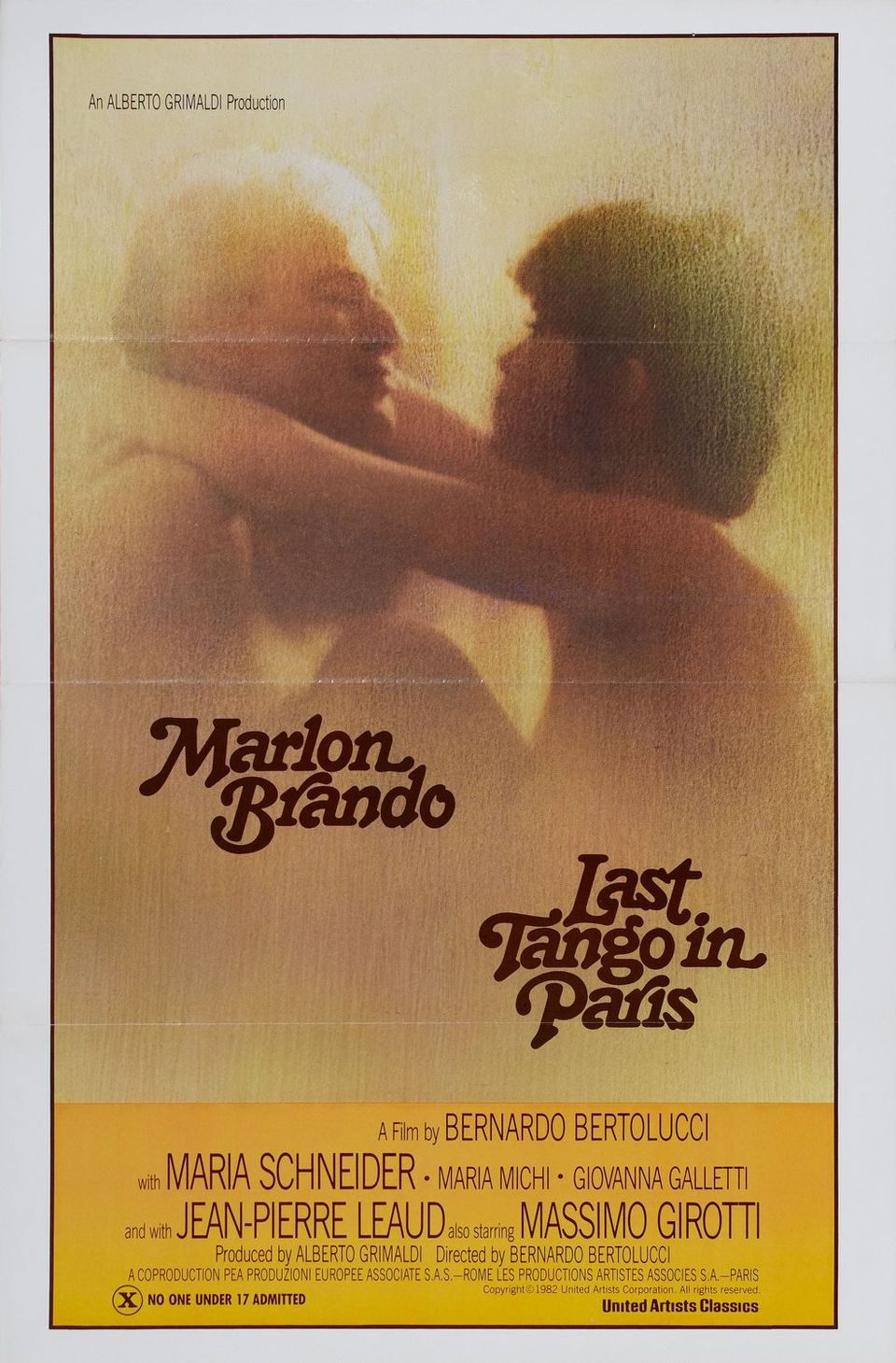 Poster of Last Tango in Paris - Estados Unidos
