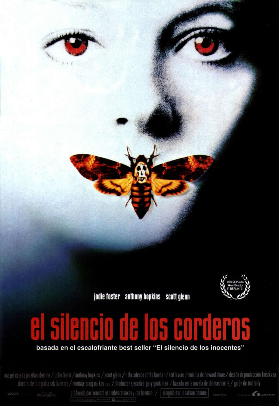 Poster of The Silence of the Lambs - España
