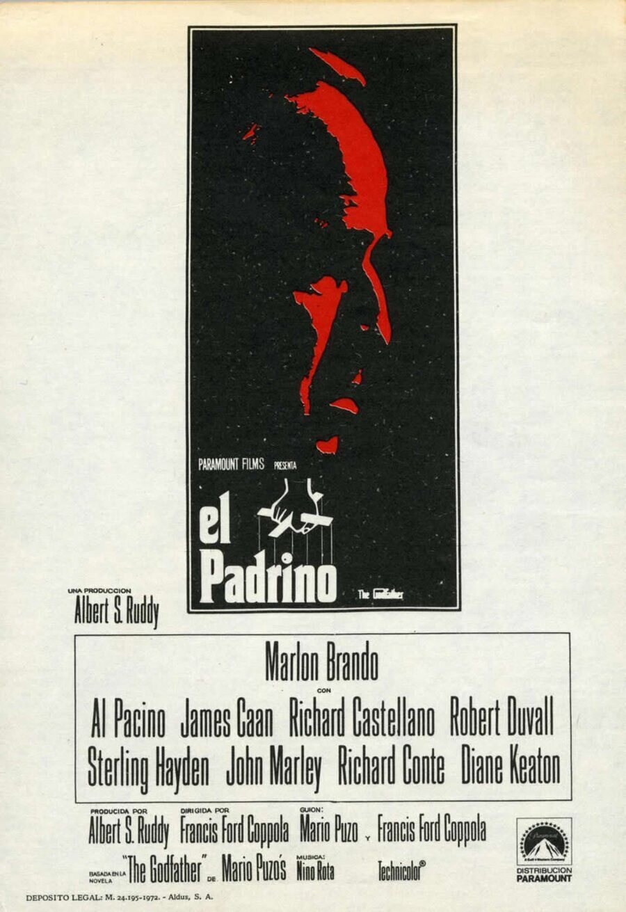 Poster of The Godfather - España