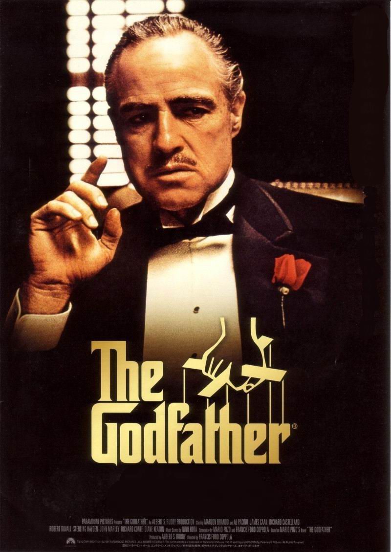 Poster of The Godfather - EEUU
