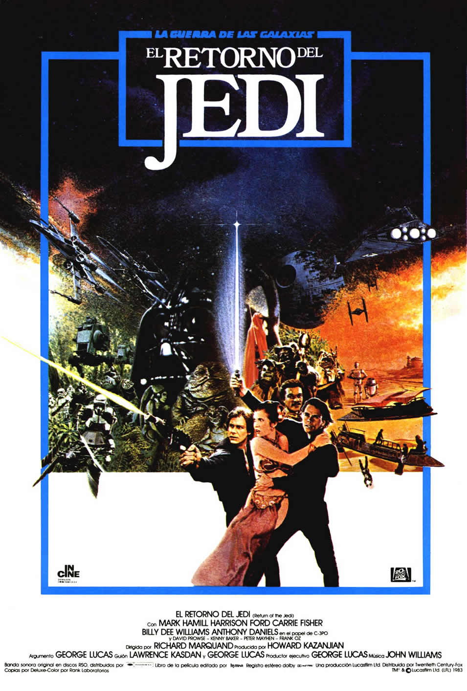 Poster of Star Wars: Episode VI - Return of the Jedi - España