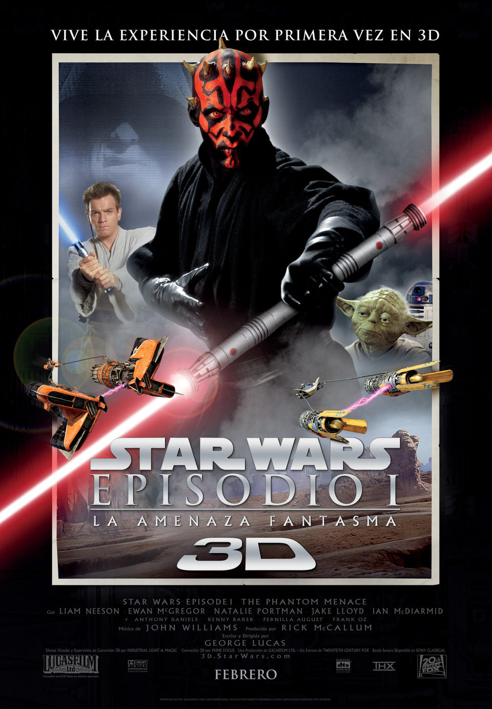 Poster of Star Wars: Episode I - The Phantom Menace - Versión 3D España