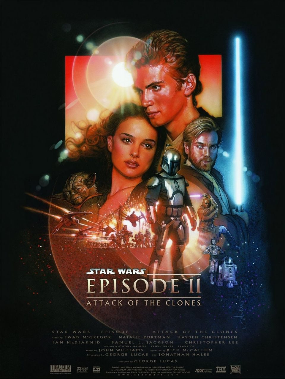 Poster of Star Wars: Episode II - Attack of the Clones - EEUU