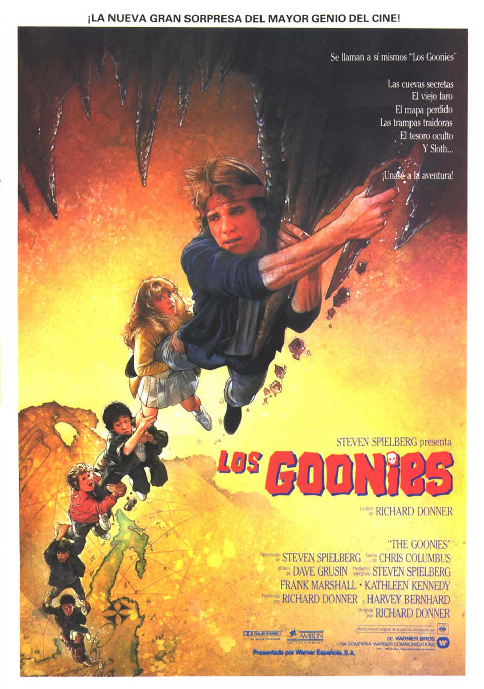 Poster of The Goonies - España