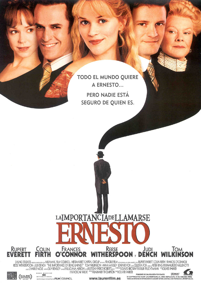 Poster of The Importance of Being Earnest - España