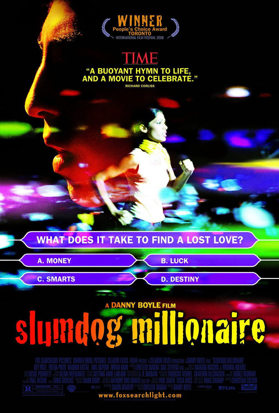 Poster of Slumdog Millionaire - Estados Unidos