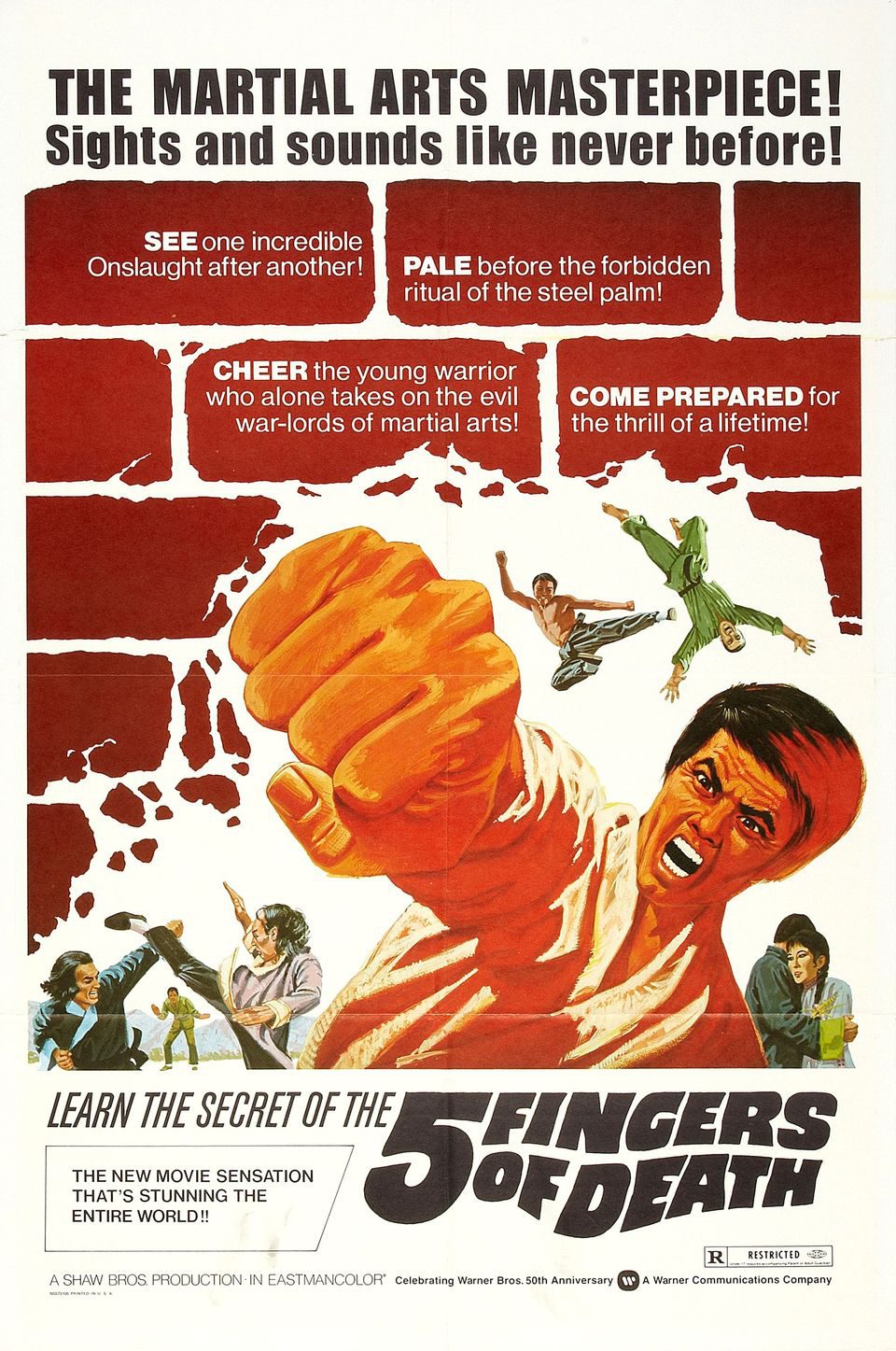Poster of 5 Fingers of Death - Estados Unidos
