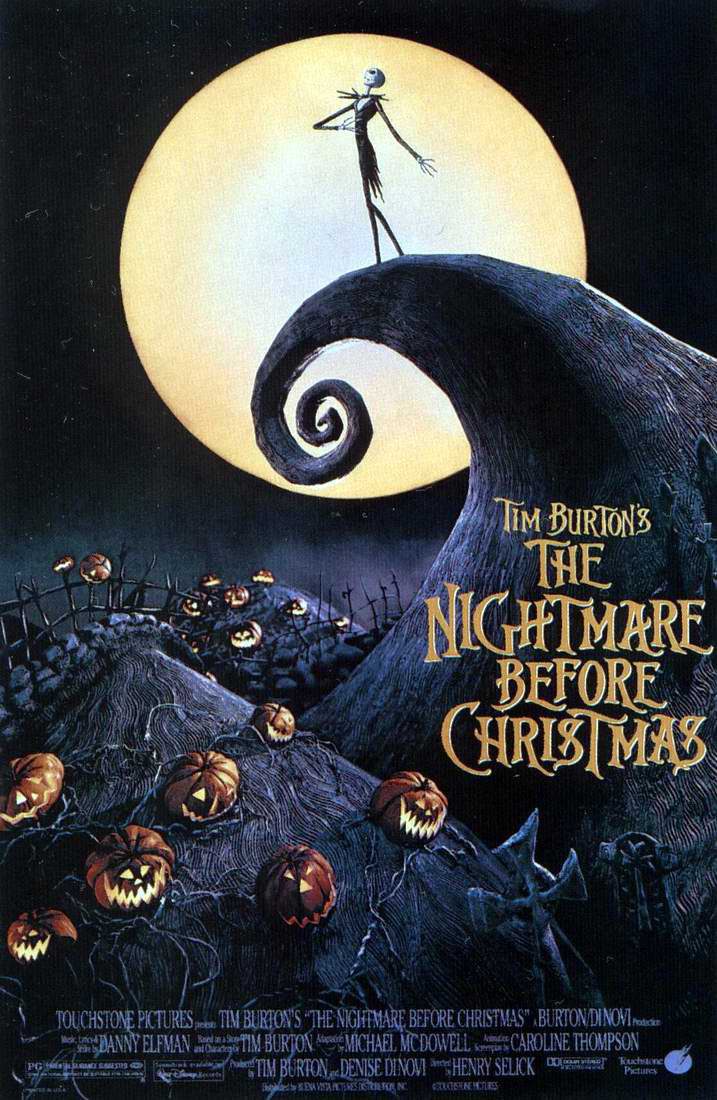 Poster of The Nightmare Before Christmas - EE.UU.