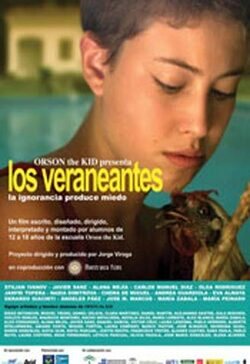 Poster Los veraneantes