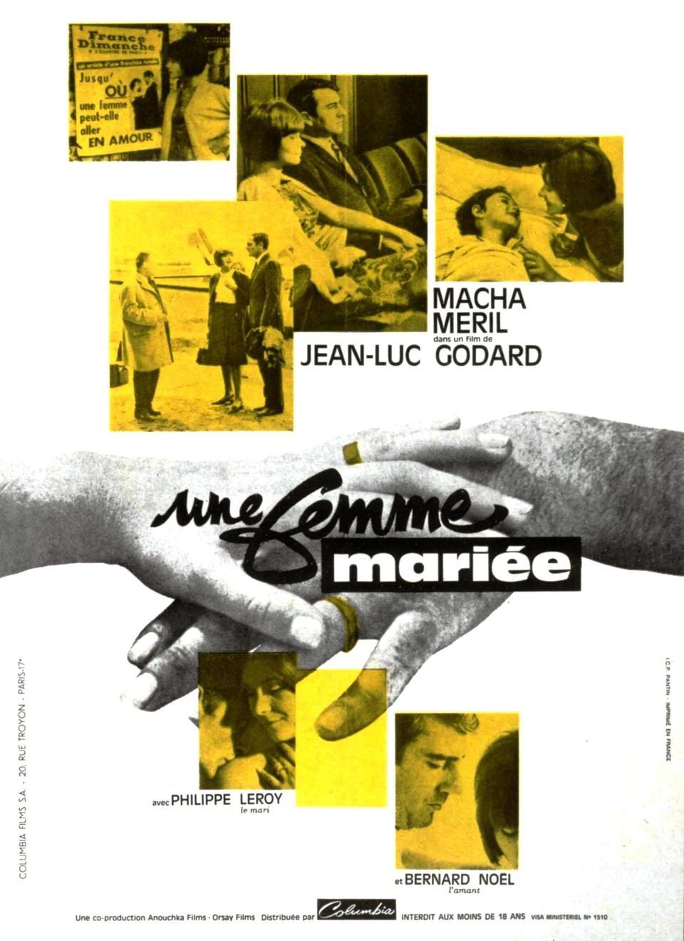 Poster of Une Femme Mariée - Francia