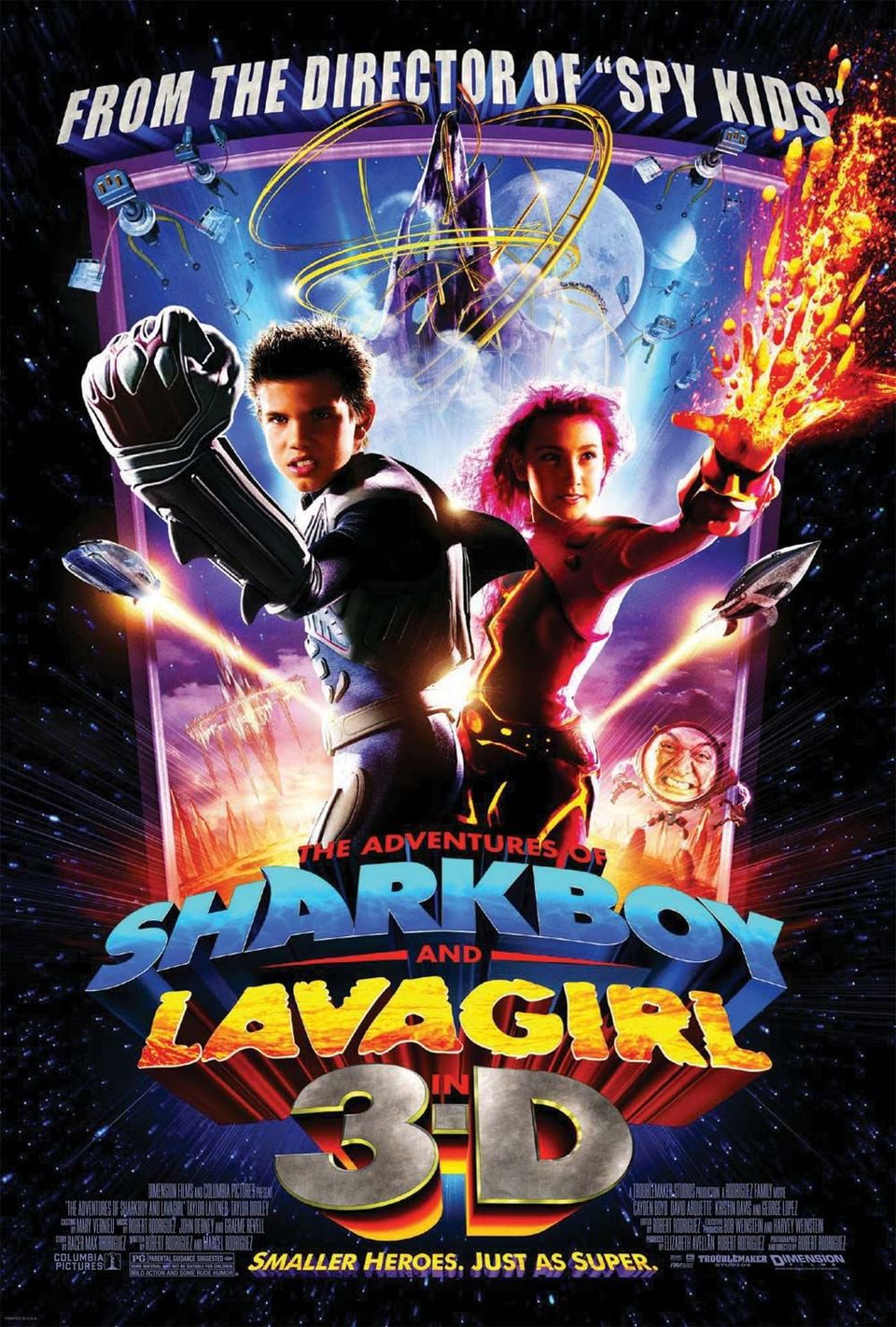 Poster of The Adventures of Sharkboy and Lavagirl in 3-D - Estados Unidos