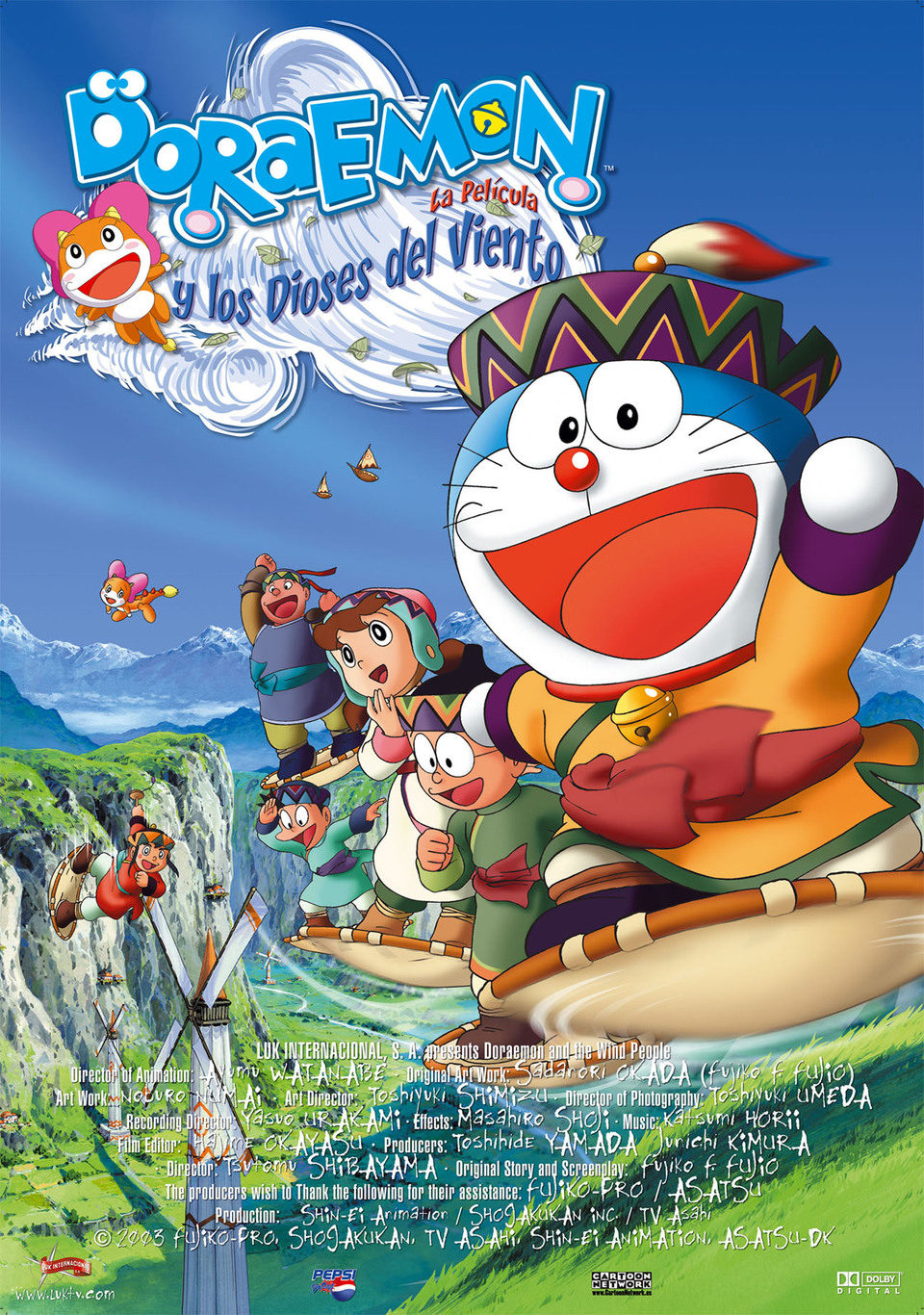 Poster of Doraemon: Nobita and the Wind Wizard - España