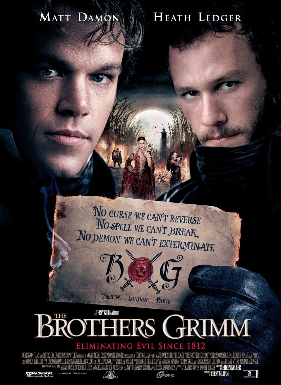 Poster of The Brothers Grimm - Estados Unidos