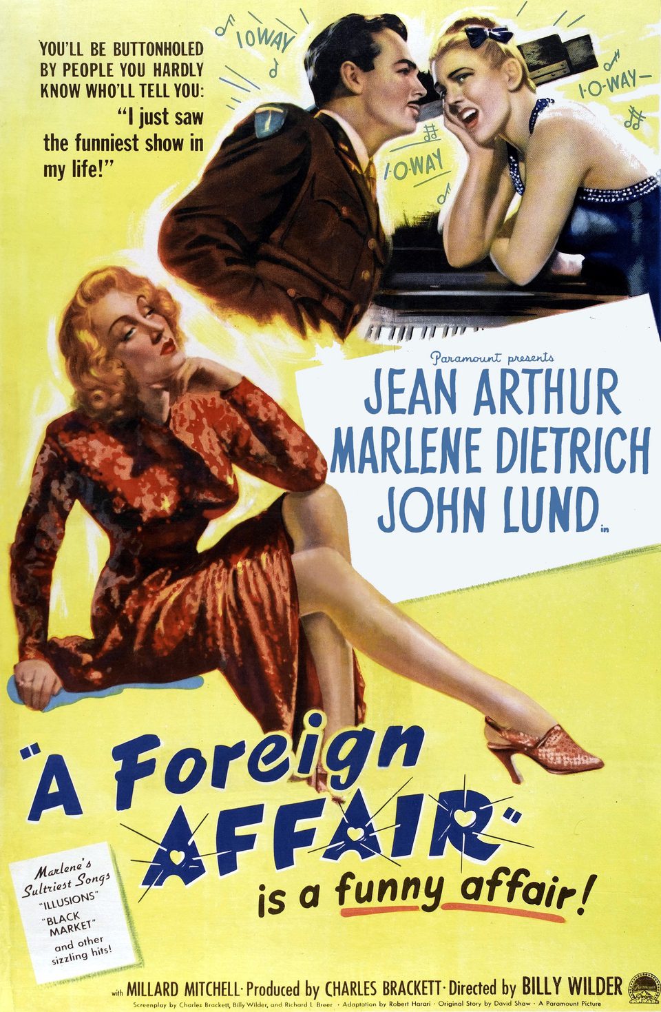 Poster of A Foreign Affair - Estados Unidos