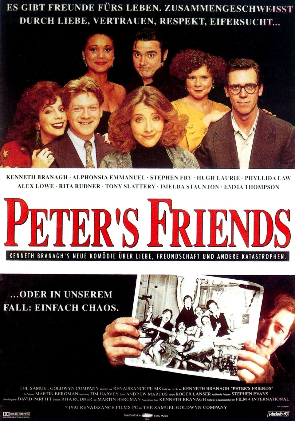 Poster of Peter's Friends - Alemania