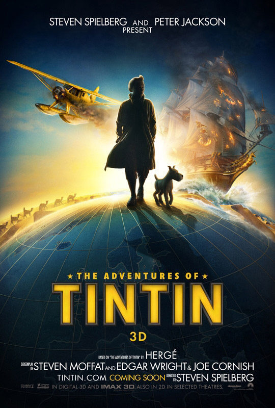 Poster of The Adventures of Tintin: Secret of the Unicorn - EEUU
