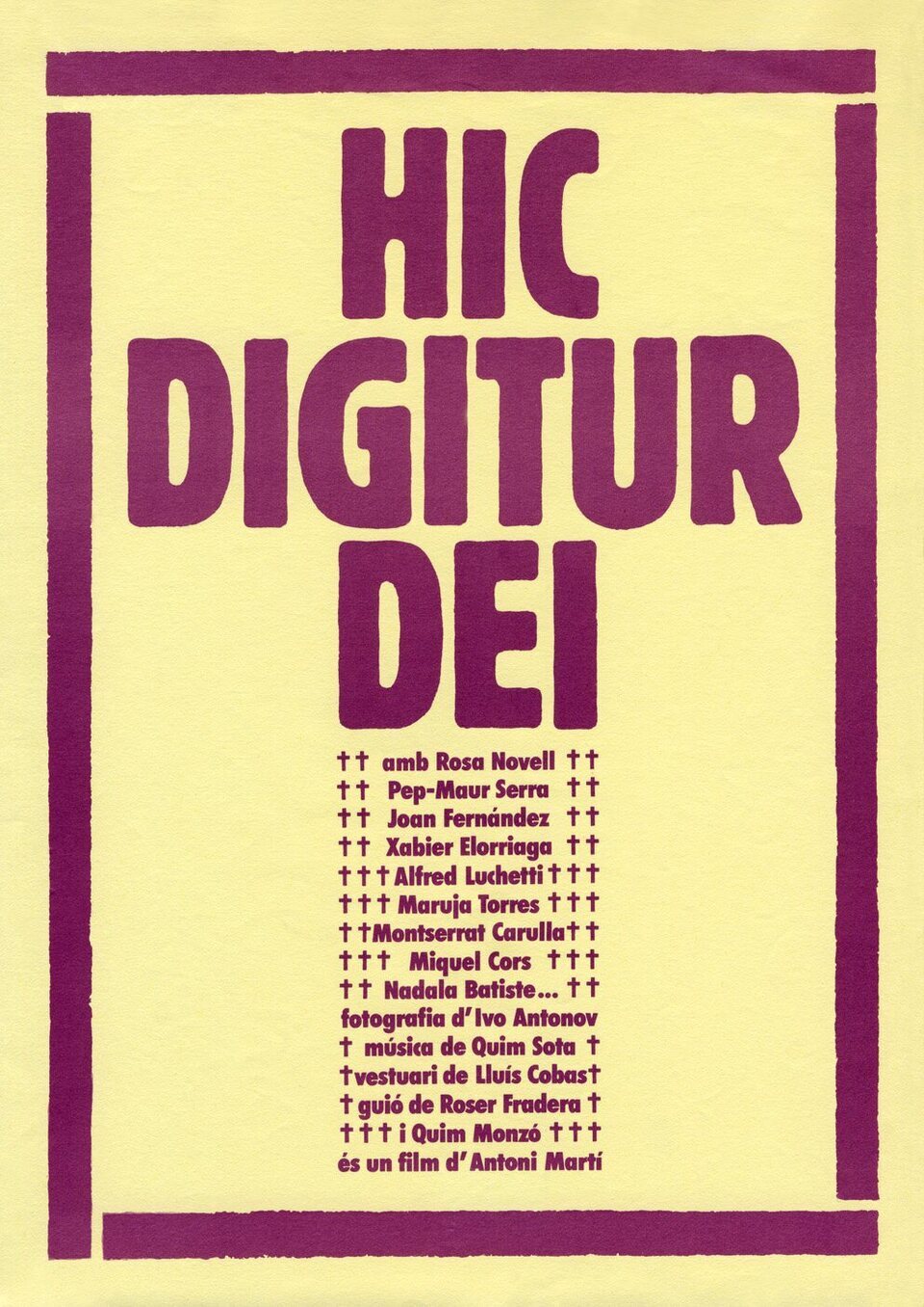 Poster of Hic Digitur Dei - España