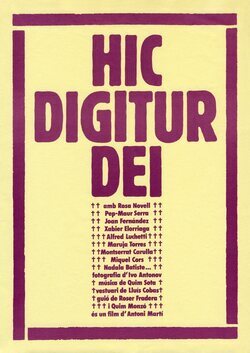 Poster Hic Digitur Dei