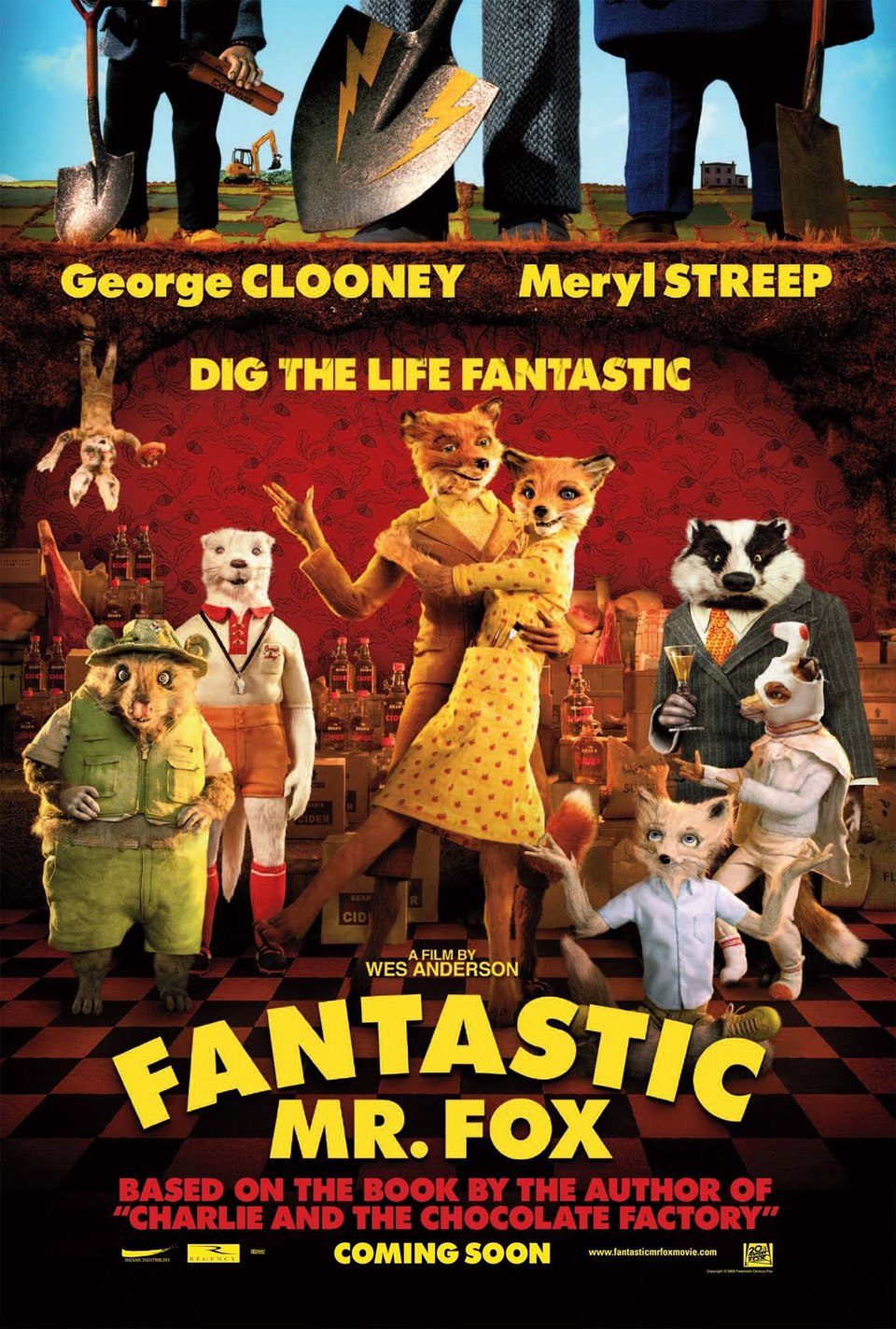 Poster of The Fantastic Mr. Fox - EEUU