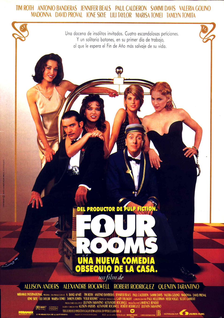 Poster of Four Rooms - España