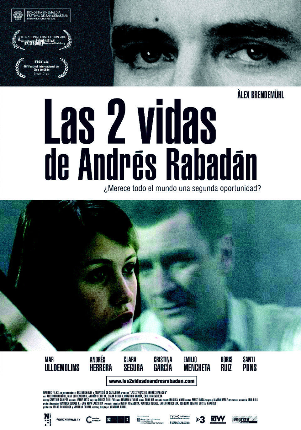 Poster of Les dues vides d'Andrés Rabadán - España